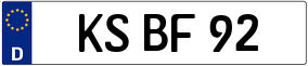 Truck License Plate